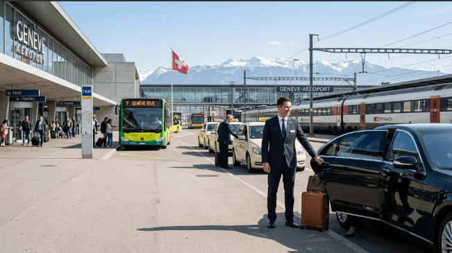 How to Get from Geneva Airport to the City Centre: Private Chauffeur vs Other Options